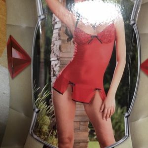 💘Red one piece lingerie❣️  bundle and save!